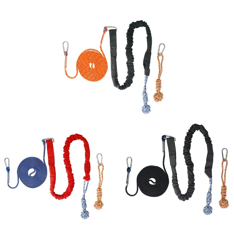 Dog Treat Training Rope Interactive Bouncing Toy Prevent Obesity Tug Game Puppy