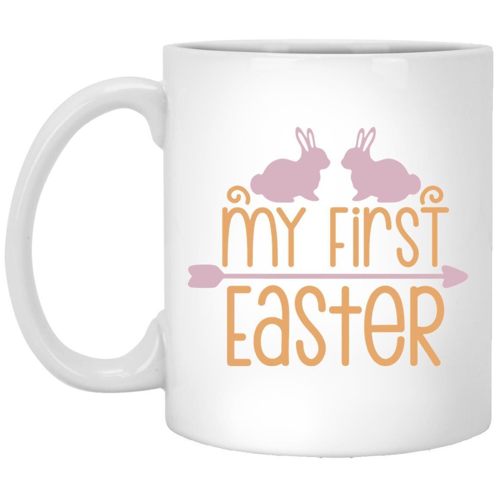 Easter Coffee Mug Gift for Mom Dad Grandma Grandpa Brother First Easter Keepsake