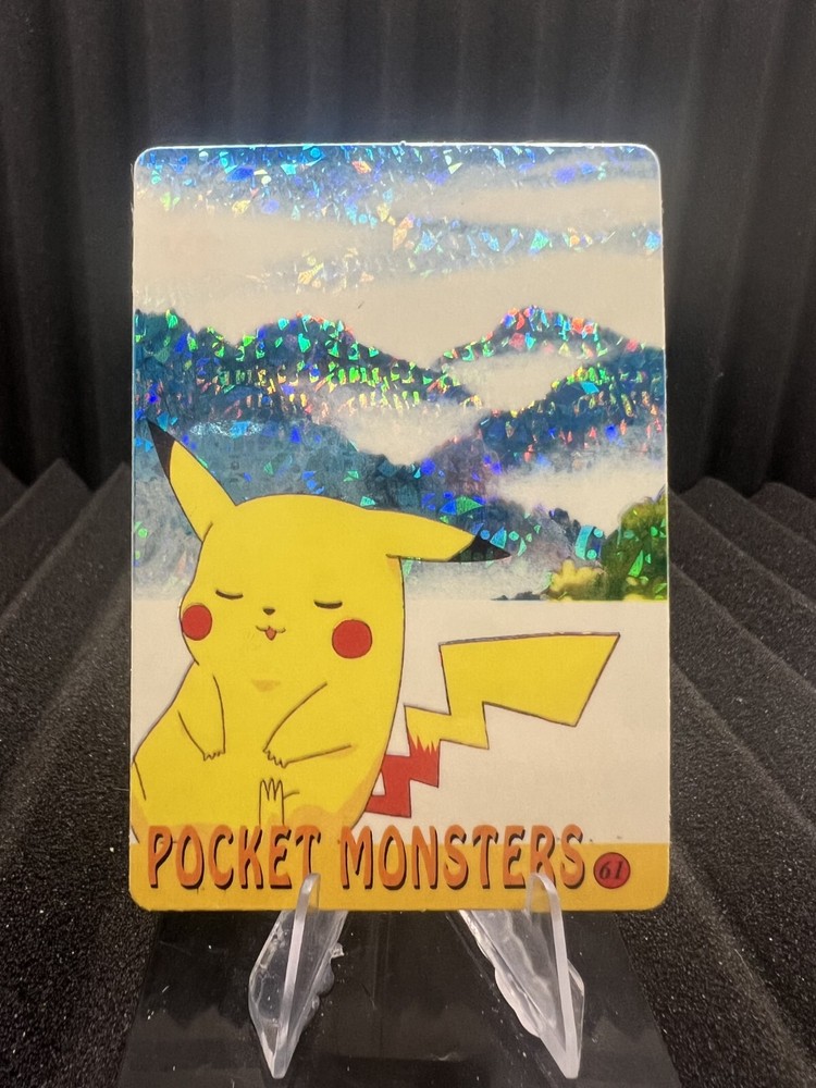 1999 Pokemon Vintage HOLO Prism Sticker Bandai Vending Sticker Set