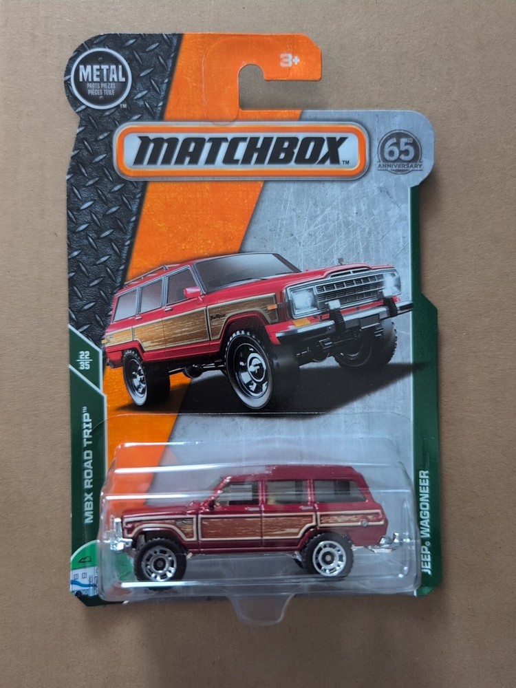 MBX 1989 JEEP WAGONEER (red) (#22/35 Road Trip) #88/125 MATCHBOX 2018 65th ANN