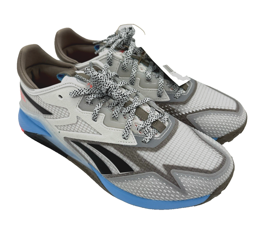 NEW Men's REEBOK Nano X2 Trail Adventure Cross Trainers US Size 9.5 Grey/Radiant