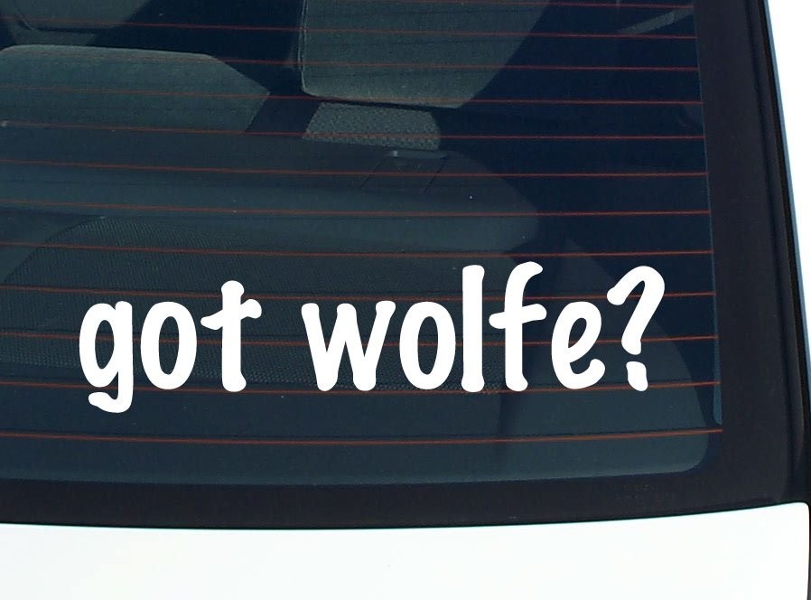 Got Wolfe Funny Last Name Car Decal Bumper Sticker Vinyl Window Pride