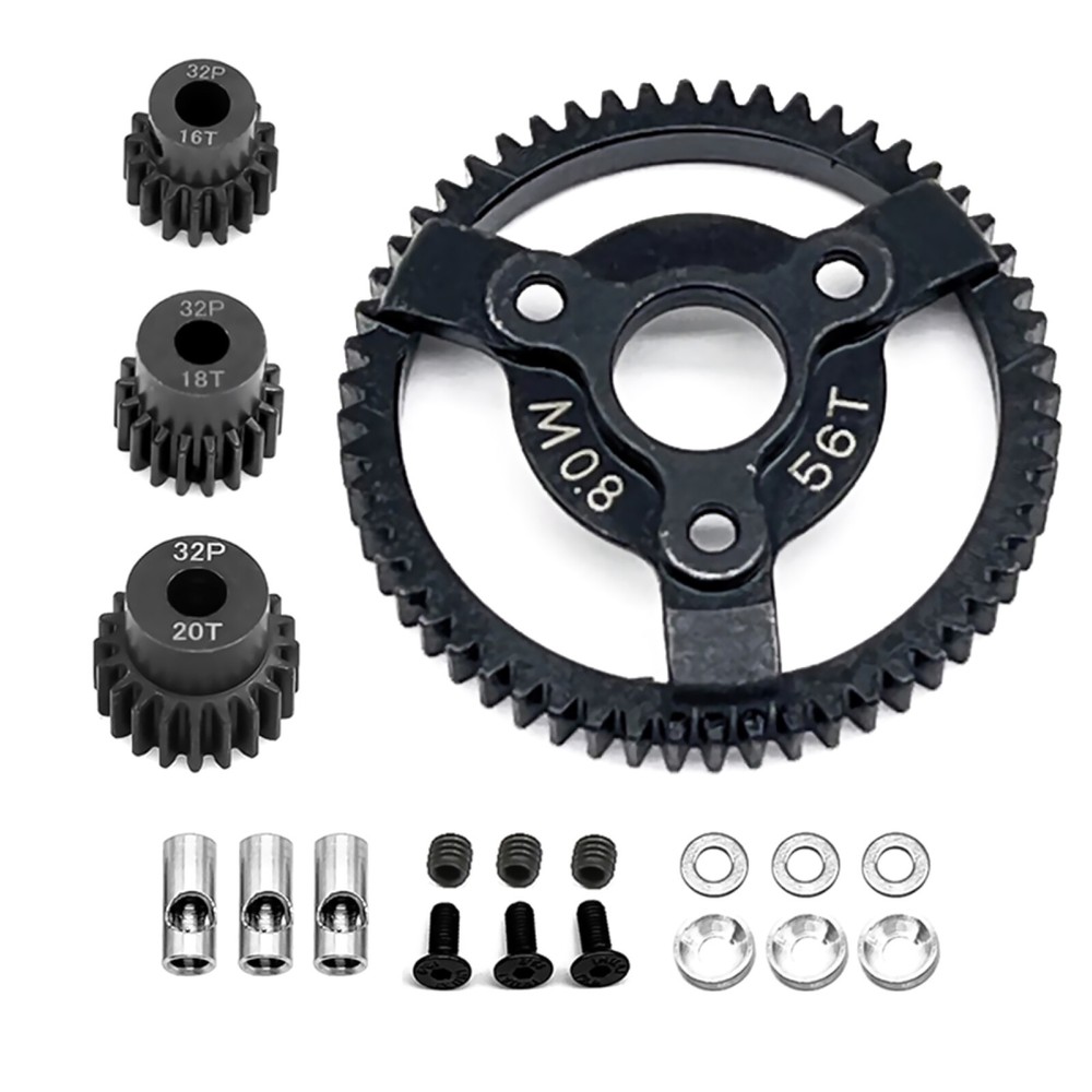 0.8M 32P Spur Gear 50T 52T 56T 60T For Traxxas Slash 2WD VXL XL-5 Bandit E