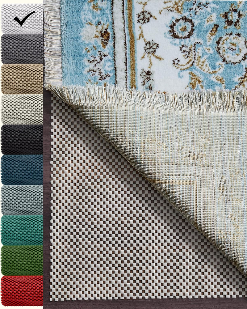 Non Slip Rug Pad Gripper 8 X 10 Feet Extra Thick Pads for Any Hard Surface Floor