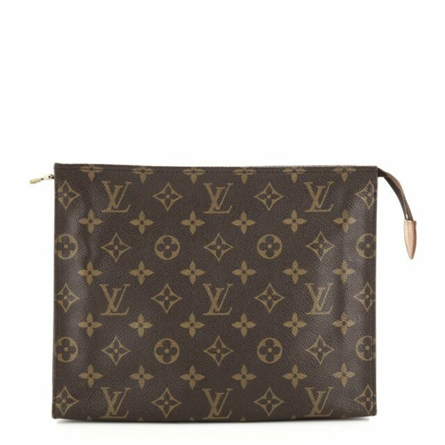 Louis Vuitton Toiletry Monogram Pouch 26 Brown Canvas