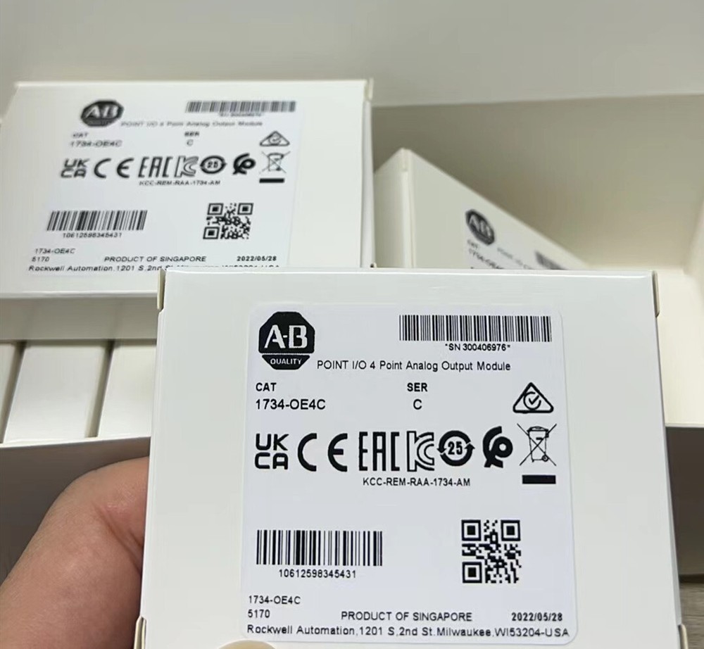New Sealed Allen-Bradley 1734-OE4C POINT I/O 4Point Analog Output Module