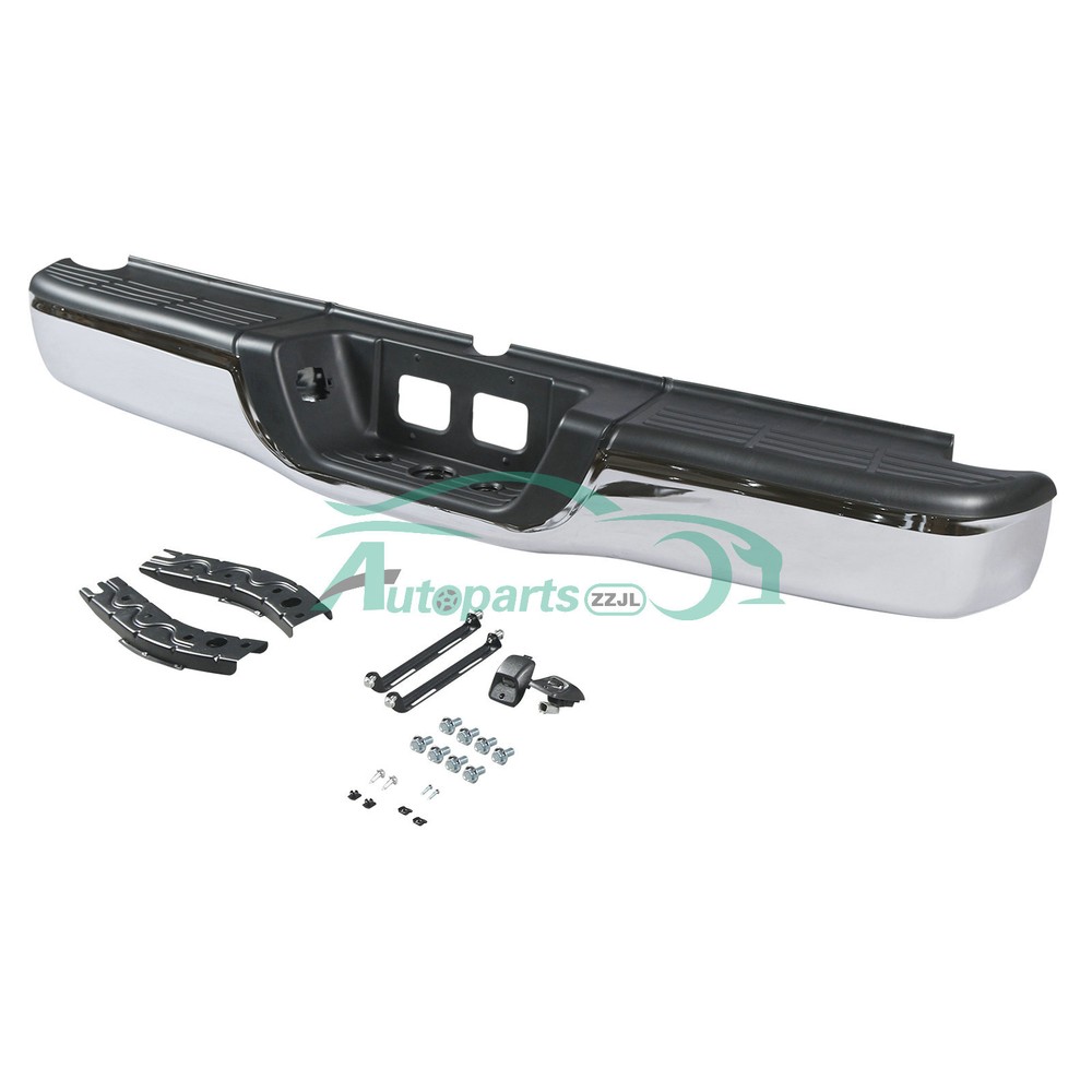 Rear Step Bumper Chrome Complete Assembly For 2000-2006 Toyota Tundra GA2