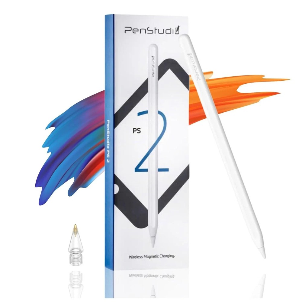 New iPad Pencil for Apple iPad Air/iPad Mini/iPad Pro | Wireless Charging | PS2