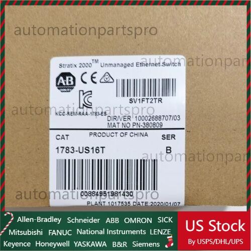 1783-US16T NEW AB Stratix 2000 Switch Unmanaged 16Port 1783US16T Fast Ship HT