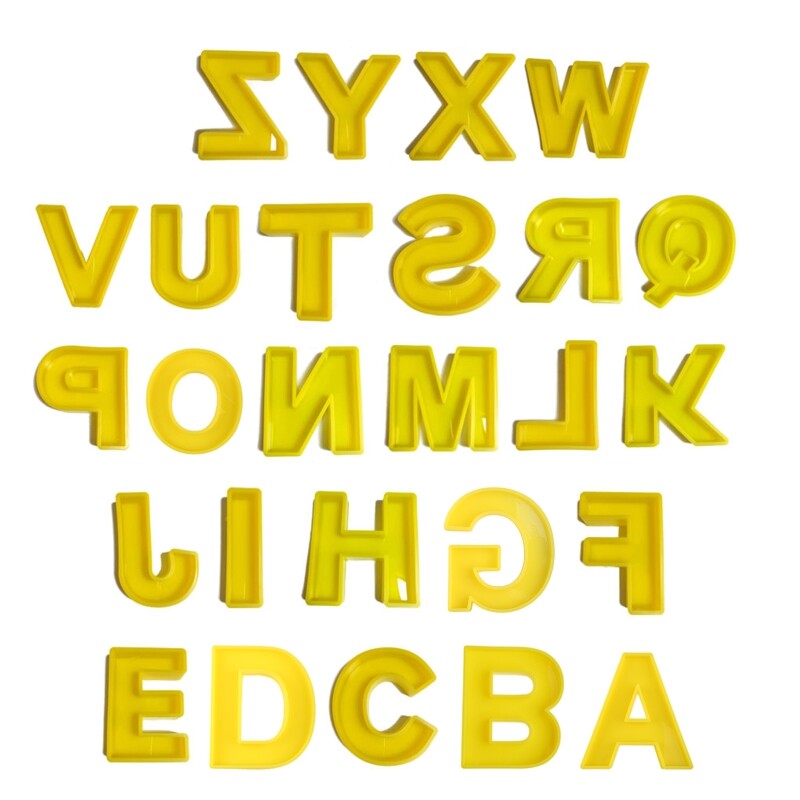 Handmade A-Z Letters Home Decorations Silicone Mould DIY Epoxy Resin Mold