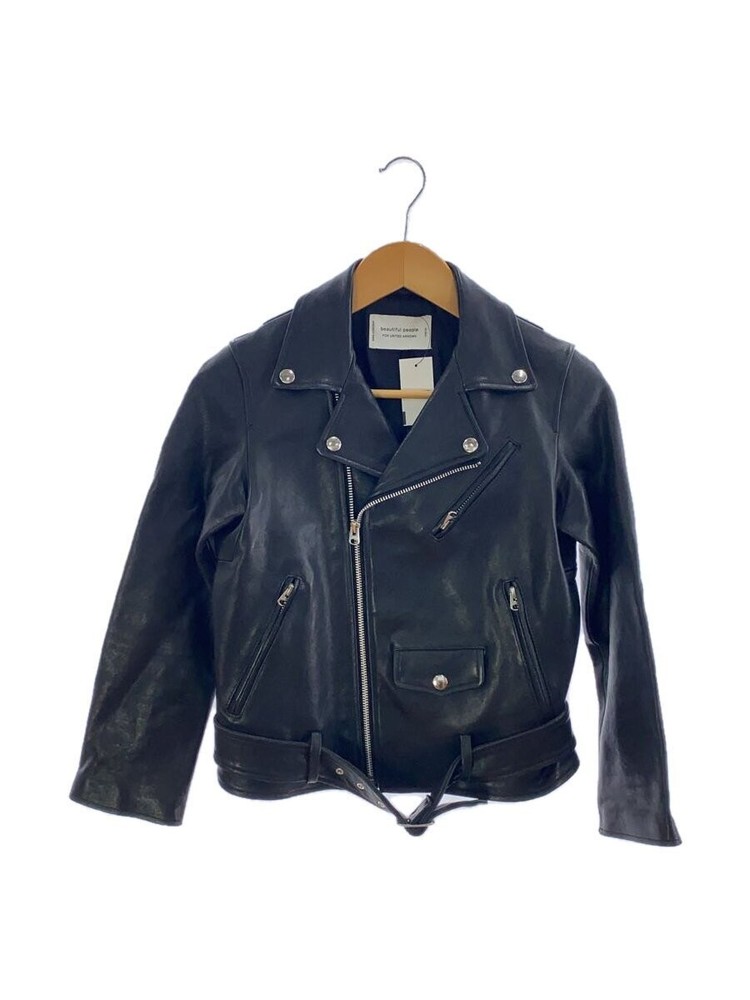 Beautiful People Double Riders Jacket/-/Leather/Blk/1775402401// 0063