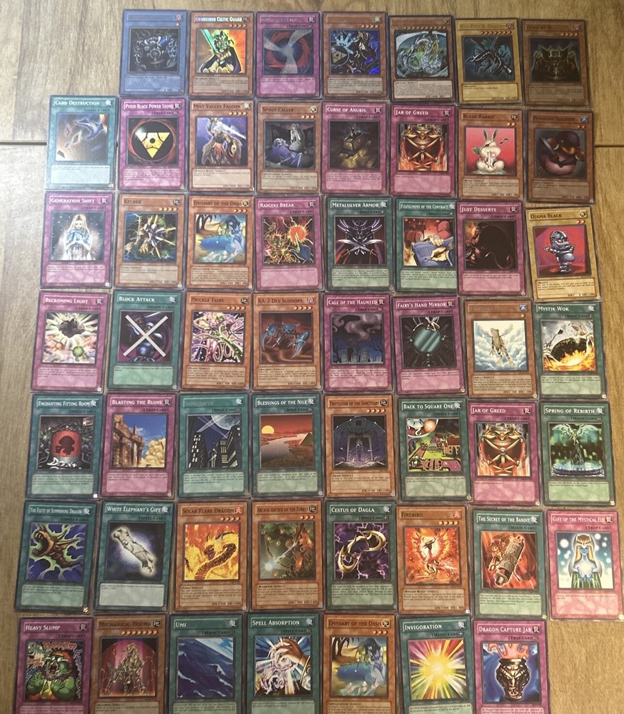 YO-GI-OH Card Lot All Cards Are Short Print Rare-Ultra Rare 54 Card Lot 💎