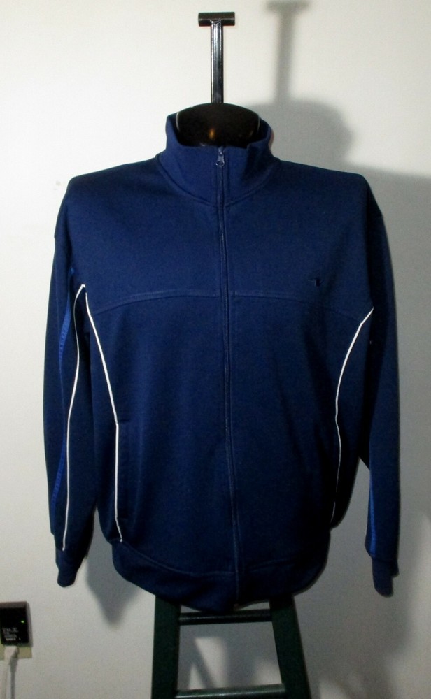 ATHLETIC WORKS Blue Full Zip Athletic Jacket Men's Size L 42-44 NWOT