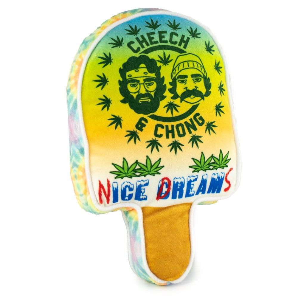 Dog Toy, Plush Squeaker Cheech and Chong Nice Dreams Popsicle (DTPT-CHEAN) 5
