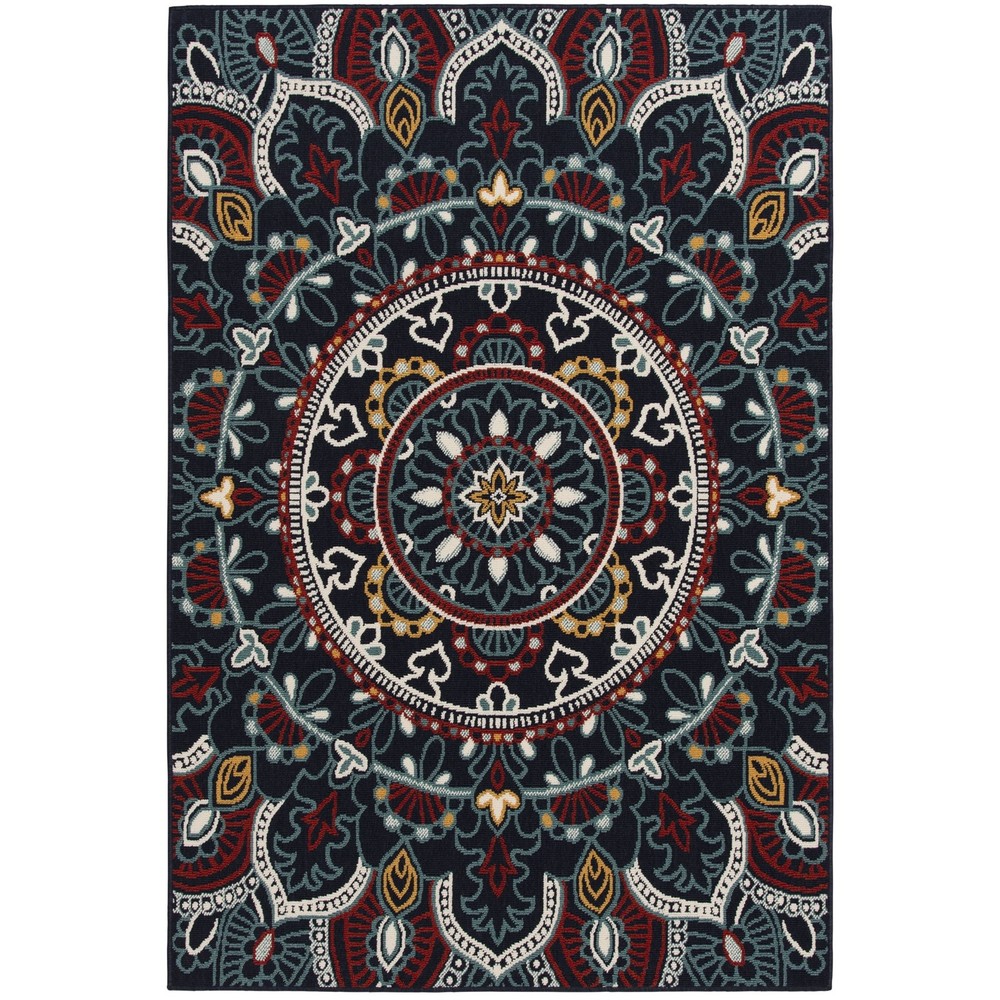Mainstays 5'x7' Primary Medallion Outdoor Rug