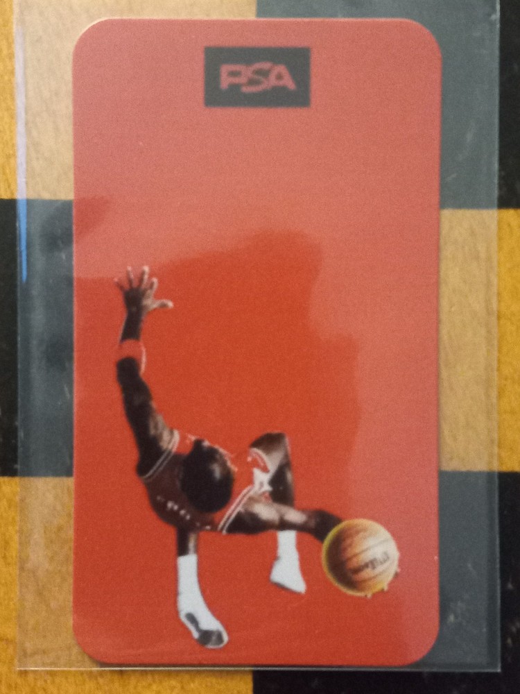 Michael Jordan PSA Magazine Cover Art Promo Insert Card *Excellent Condition*