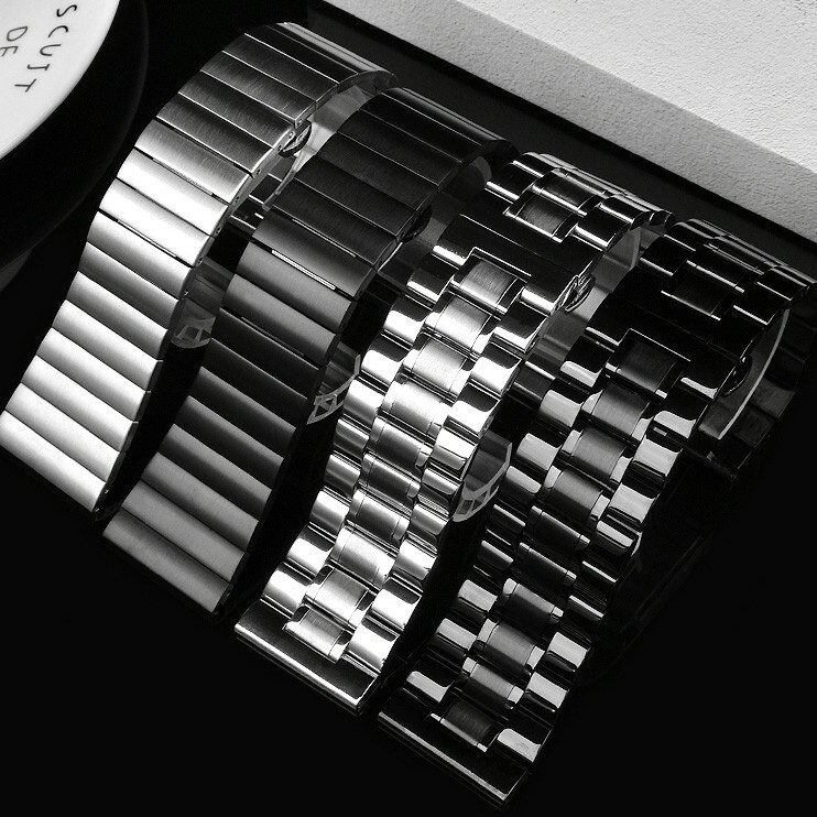 26mm Stainless Steel Metal Premium Watch Bracelet Watchband + Tool & Spring Bars