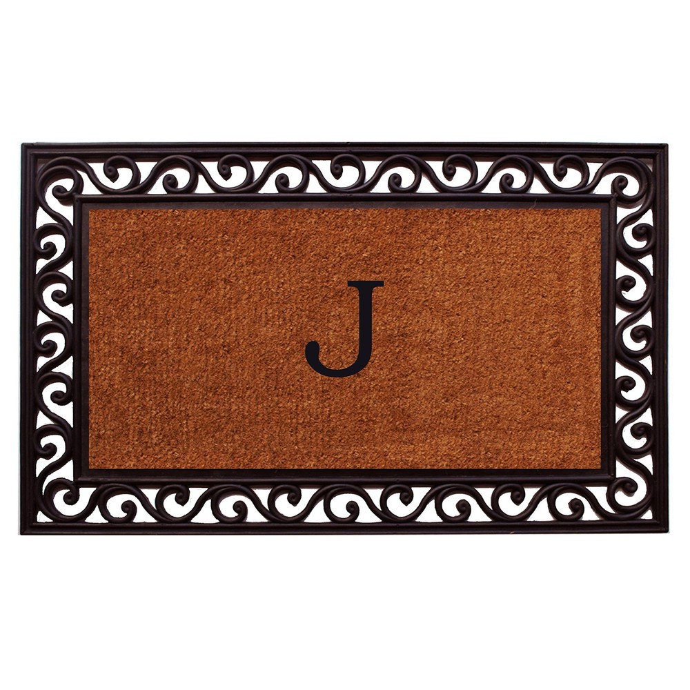 Home & More 100062236J Rembrandt Monogram Doormat 22