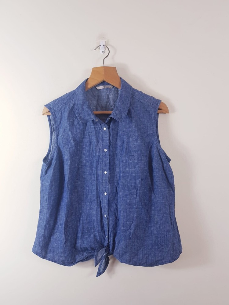 Gilet Size 18 Navy Blue Quilted Warm BodyWarmer WaistCoat Jacket Ladies Womens