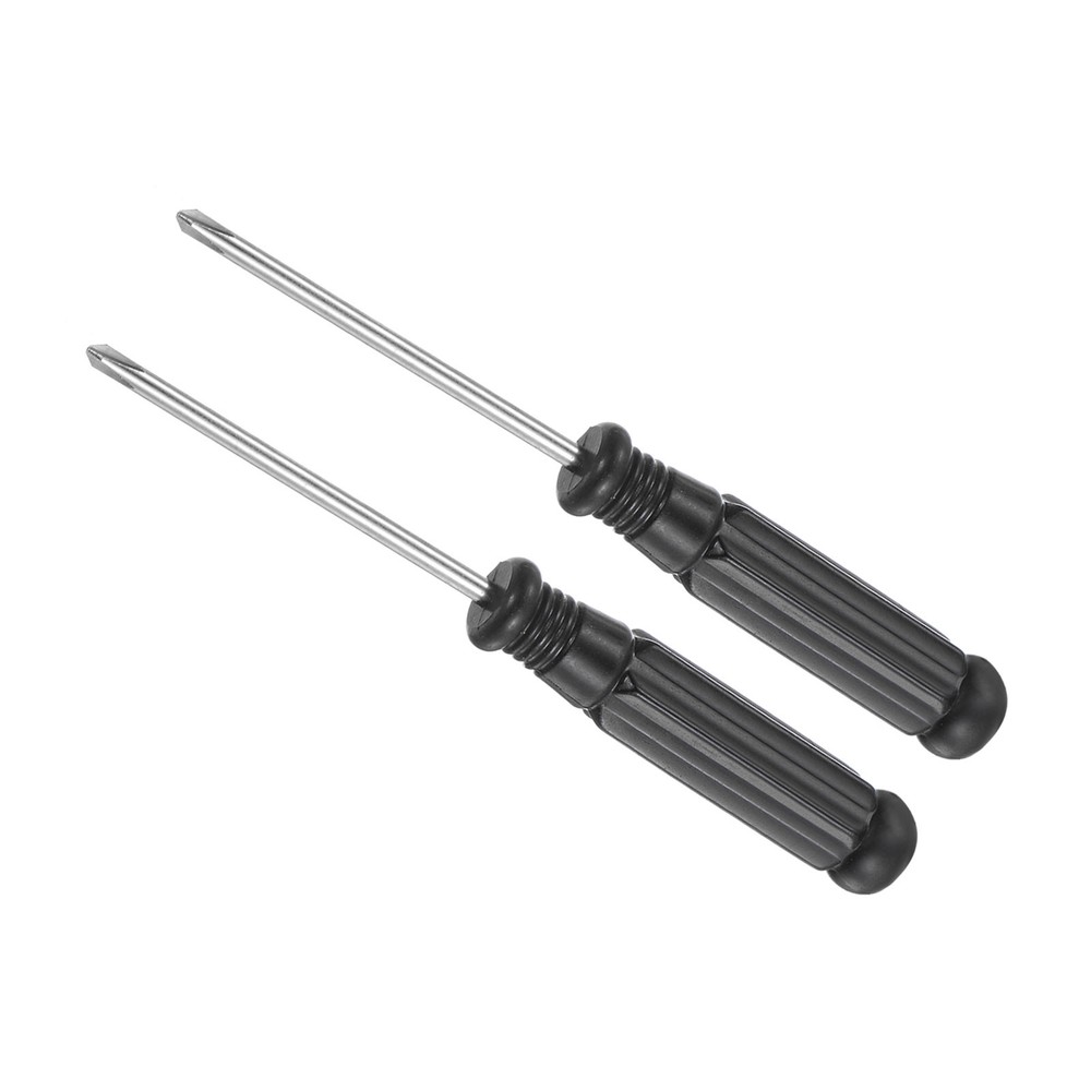 2-Piece Phillips Screwdriver Set 2.5mm 94mm Black Handle