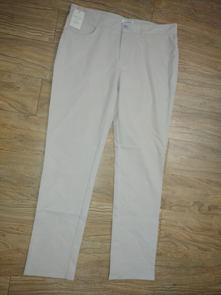 Peter Millar Crown Sport Performance Golf Pants 40x32 Khaki NWT $160