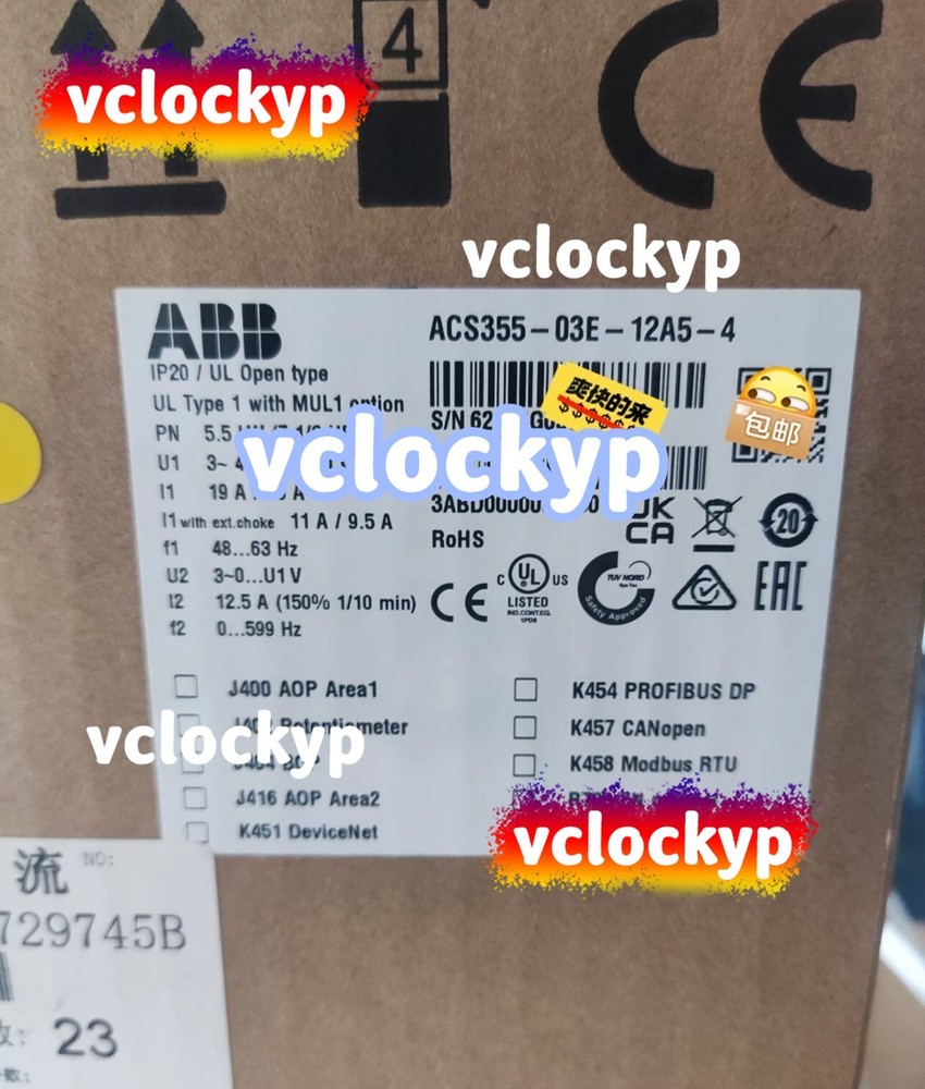 1PC New ABB ACS355-03E-12A5-4 Frequency Converter Expedited Shipping