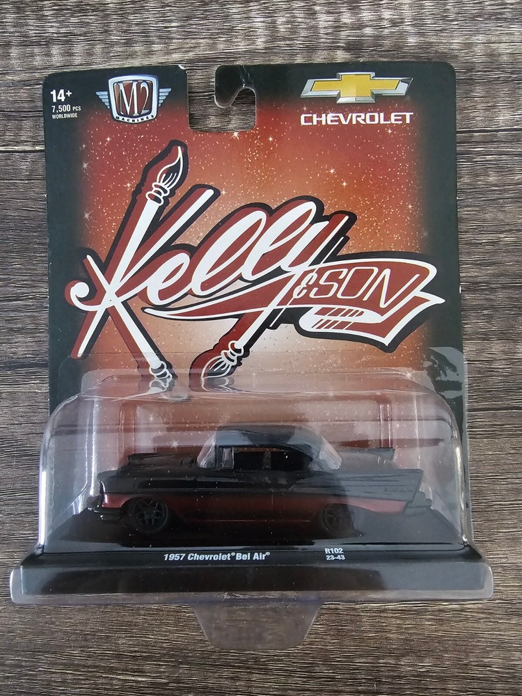 M2 Machines 1:64 Diecast Kelly & Son 1957 Chevrolet Bel Air R102