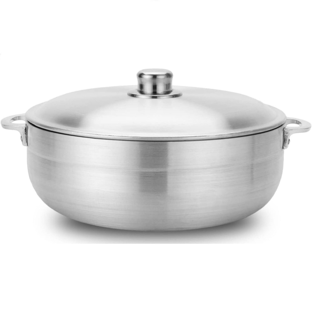 Alpine Cuisine 7-Quart Gourmet Aluminum Caldero Stock Pot, Cooking Dutch Oven...