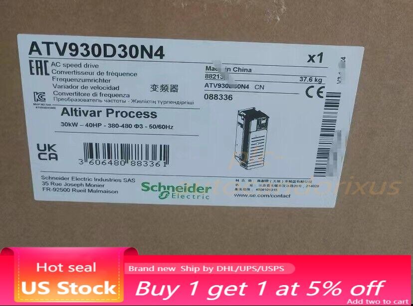 Schneider ATV930D30N4 Inverter New Free Shipping