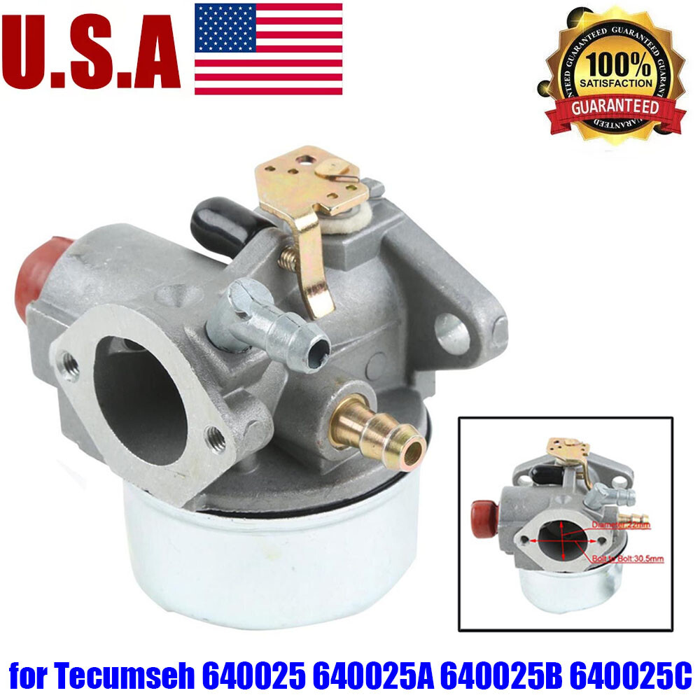 Tecumseh 5-6.5HP OHH55 OHH60 OHH65 Carburetor 640025 640025B Engine Replacement