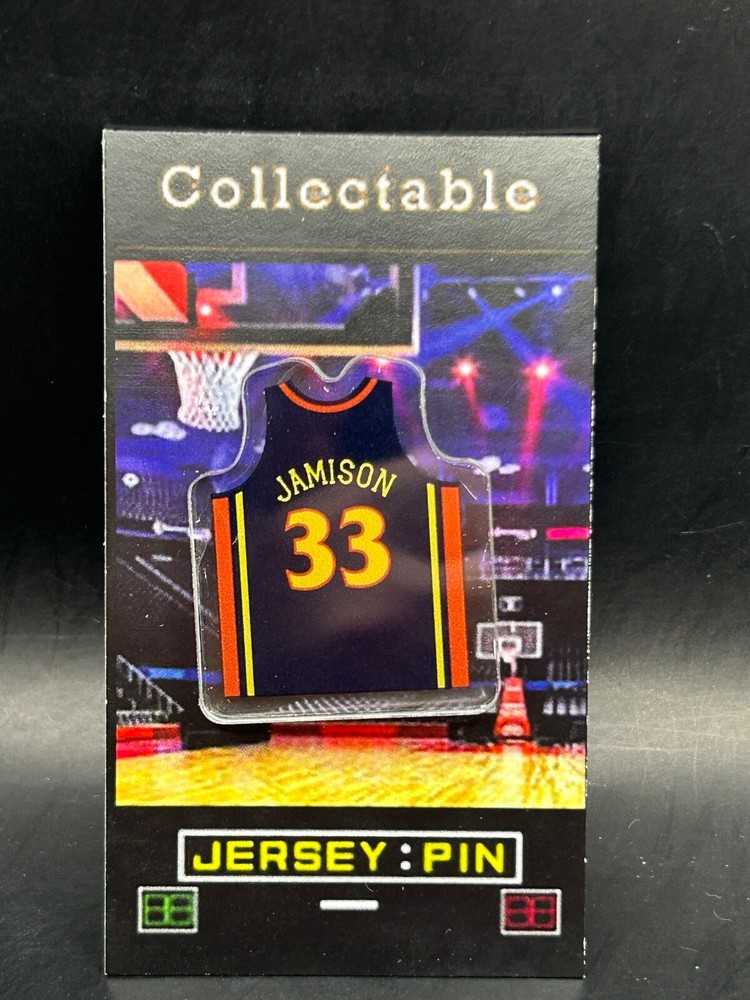 Golden State Warriors Antawn Jamison jersey lapel pin - Classic DUBS collectible