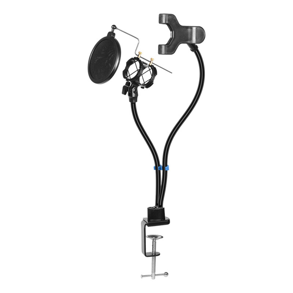Prop Noise Reduction Microphone Stand Smartphone Mount