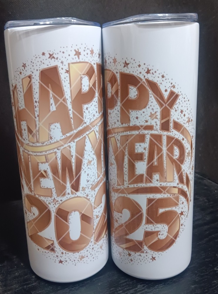 New Years 2025 Stainless Steel Tumbler 20oz-image