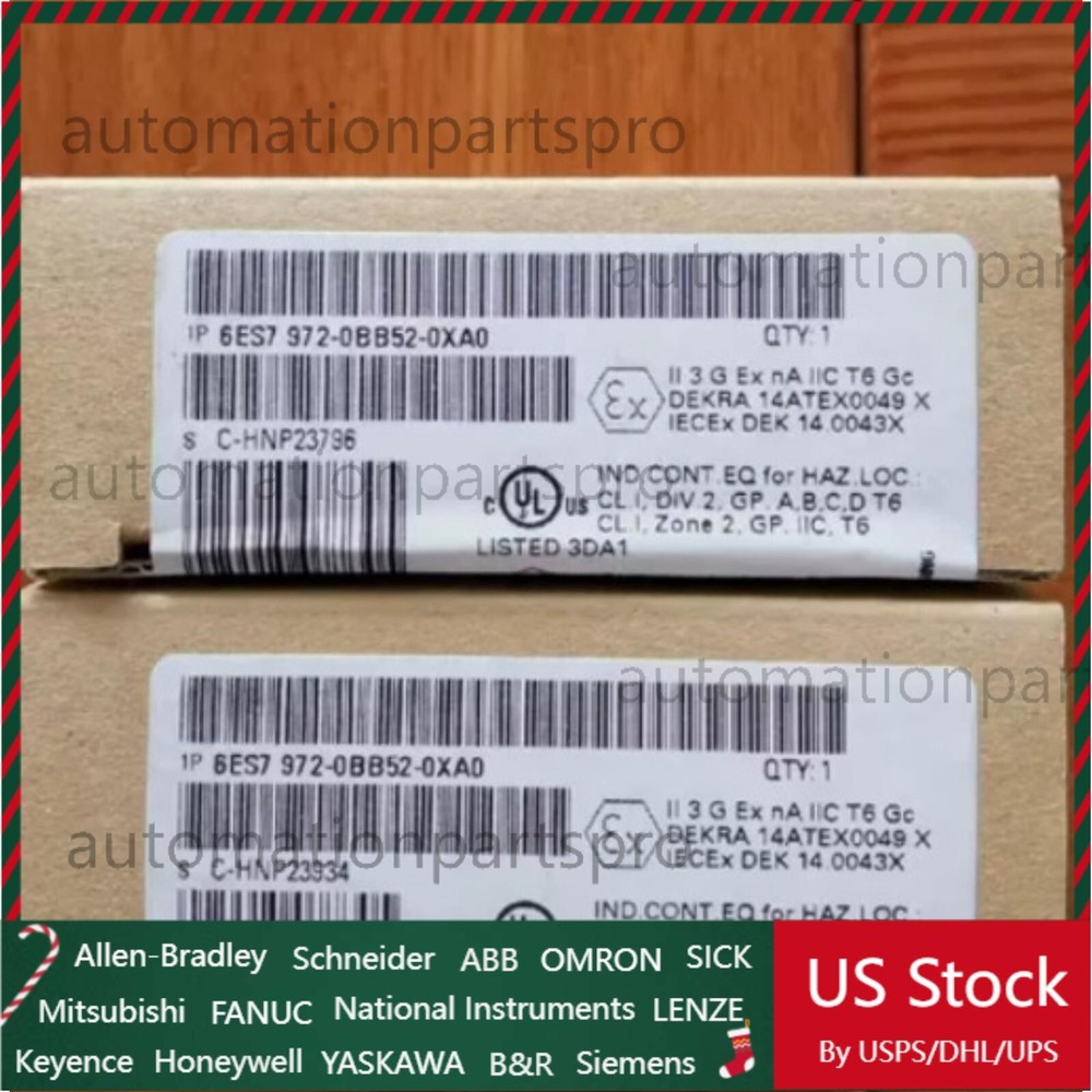 1PC New Sealed SIEMENS 6ES7 972-0BB52-0XA0 6ES7972-0BB52-0XA0 Bus Connector
