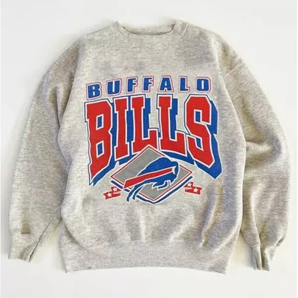 Buffalo Bill Crewneck Sweatshirt NFL vtg, unisex men women AN42016