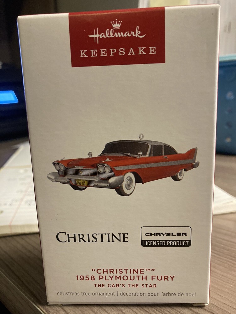 Hallmark 2024 Christine 1958 Plymouth Fury Ornament New In Box 4th Series