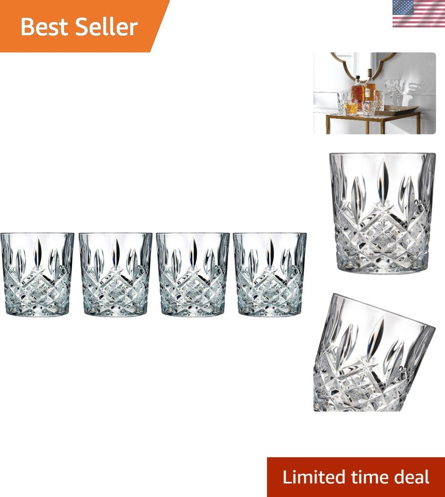 Set of 4 By Waterford Crystal Tumblers - 11 oz Double Old Fashioned Collection