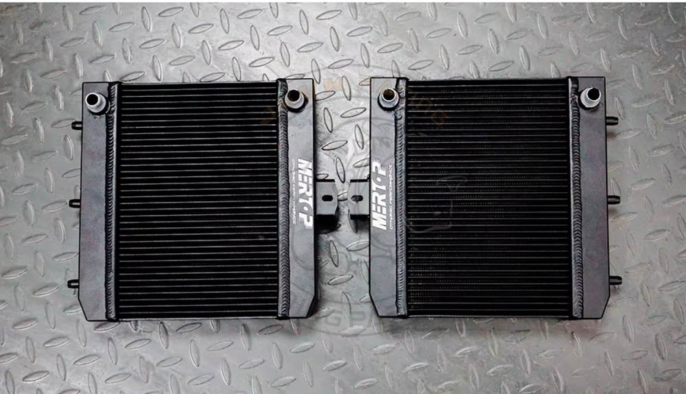 Upgraded CNC Heat Exchanger Radiators Left Right for BMW M2C M3M4 S55 3.0T Engine Cooling