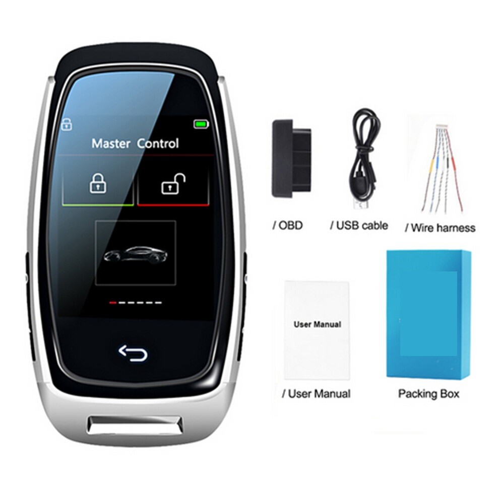 Car Key Smart Keyless Remote HD LCD Touch Screen Protective Anti-scratch Display
