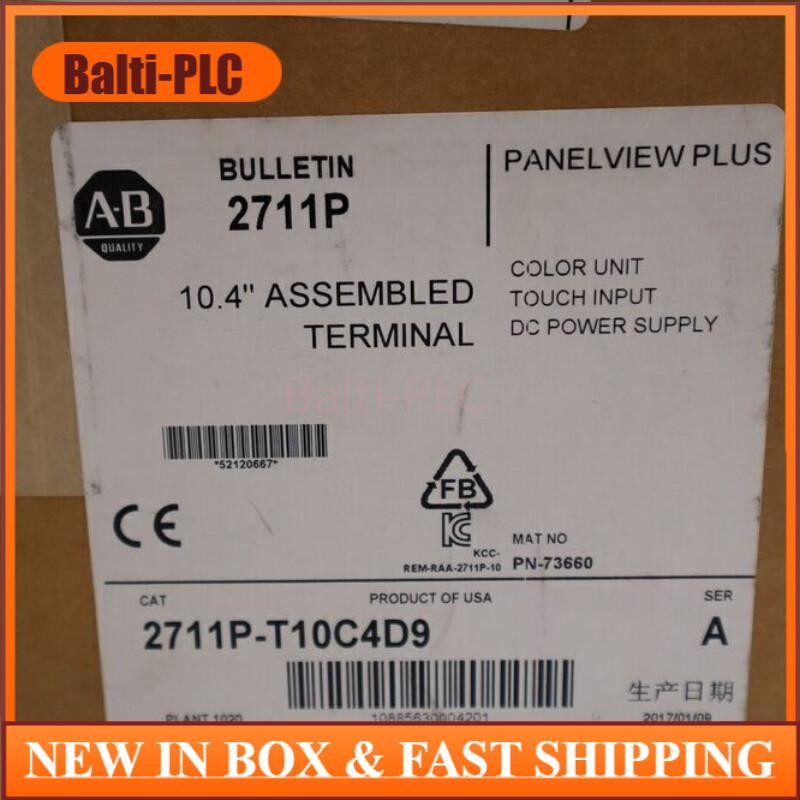 NEW AB 2711P-T10C4D9 PanelView Plus 6 1000 10.4