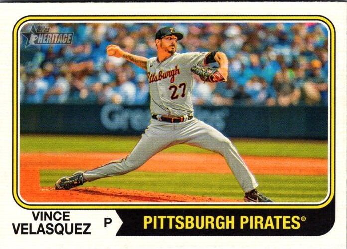 2023 Topps Heritage High Number Vince Velasquez #566