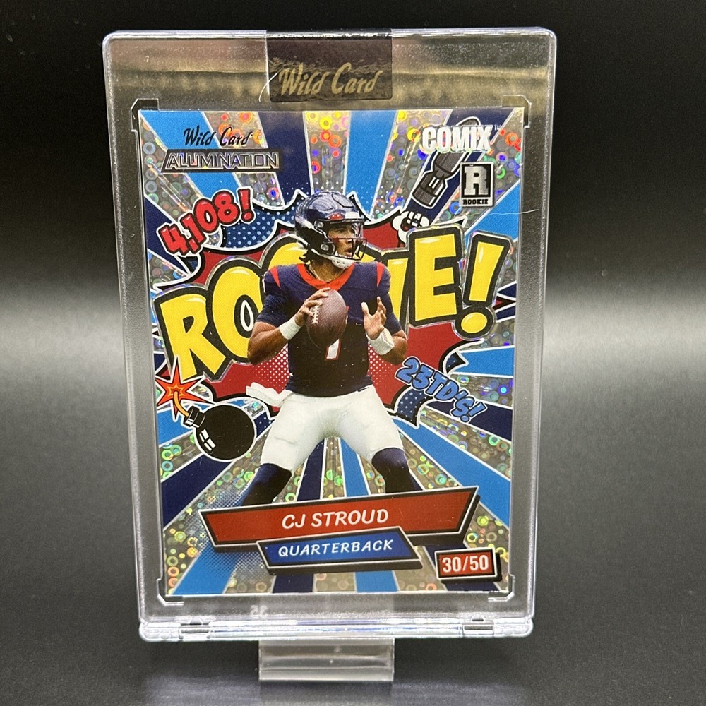 2023 CJ Stroud Wild Card Alumination Rookie /50 Houston Texans RC
