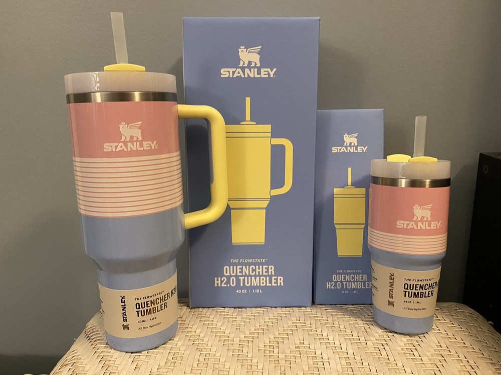 PRESALE Stanley Easter/Pastel Pop Quencher H2.0 FlowState Tumbler 40 oz & 14 oz-image