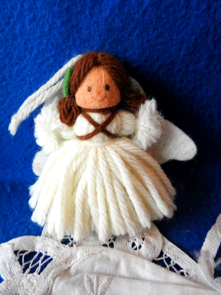 Hallmark Little Angel Yarn Tree Trimmer Ornament  
