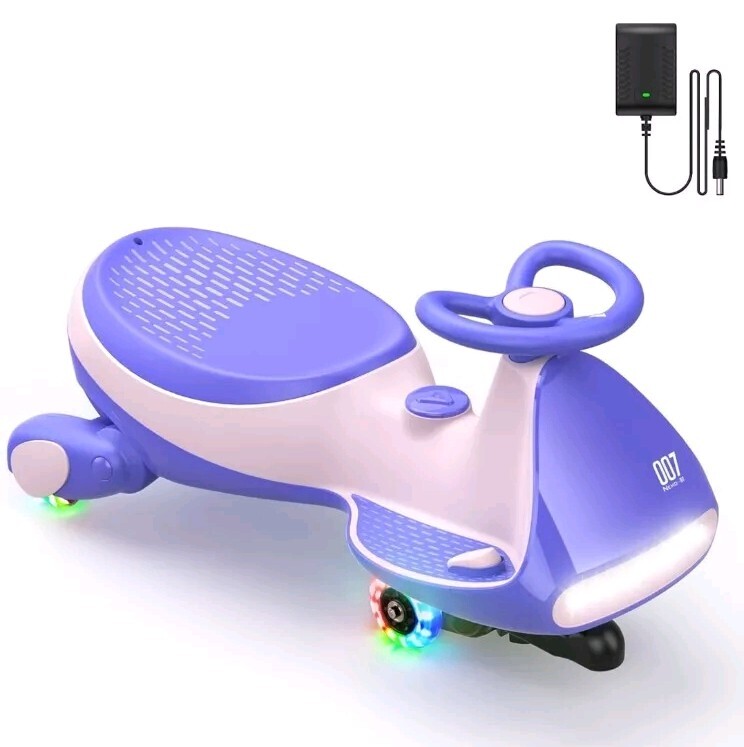FanttikRide N7 Pro Electric 12V Wiggle Scooter Bluetooth for Kids Ages 3+ Up to 150 Lbs