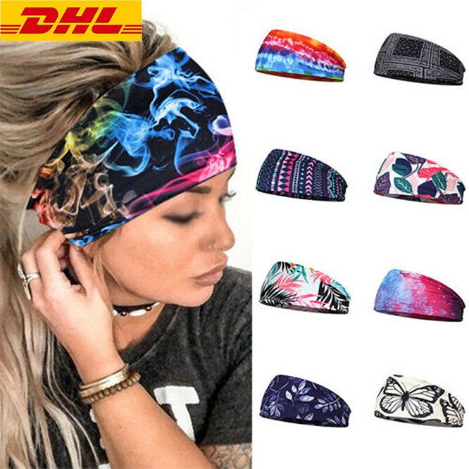 Sweat-Wicking Women's Sports Headband for Yoga Workouts & Active Wear