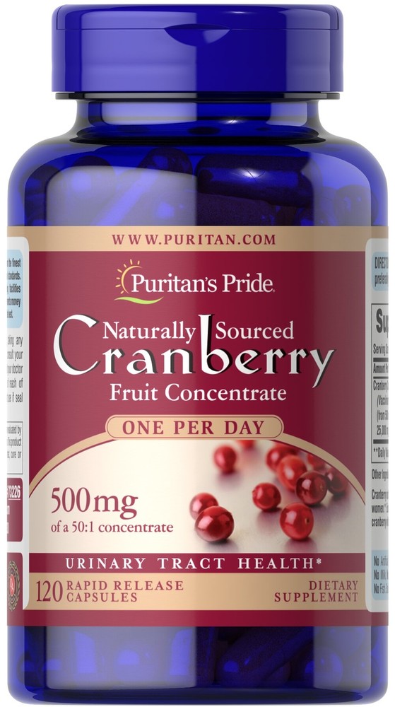 Puritan's Pride One A Day Cranberry - 120 Capsules-image