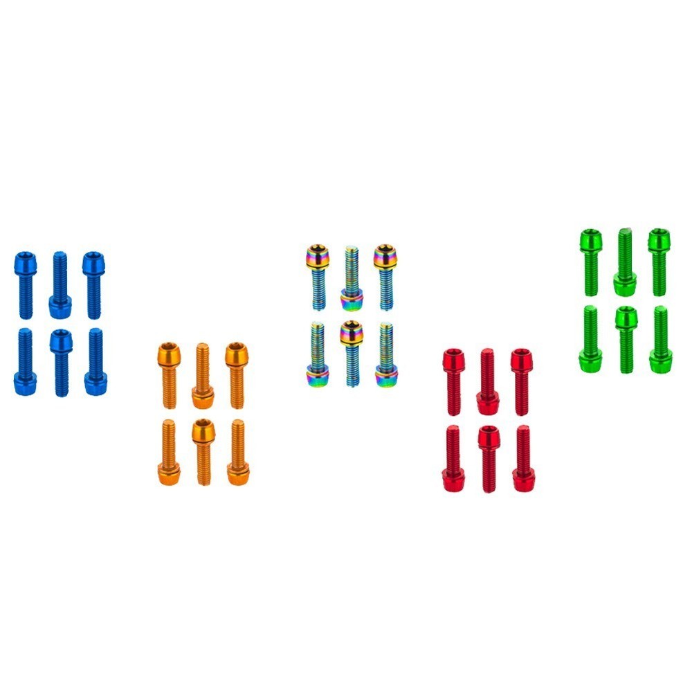 For MTB Mountain Bike Handlebar Stem Bolts Stem Screw 6pcs Screw Accessories