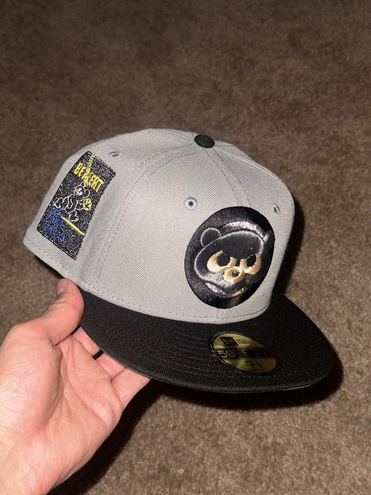Chicago Cubs Be Alert Batman Patch Fitted Hat Size 7 1/4