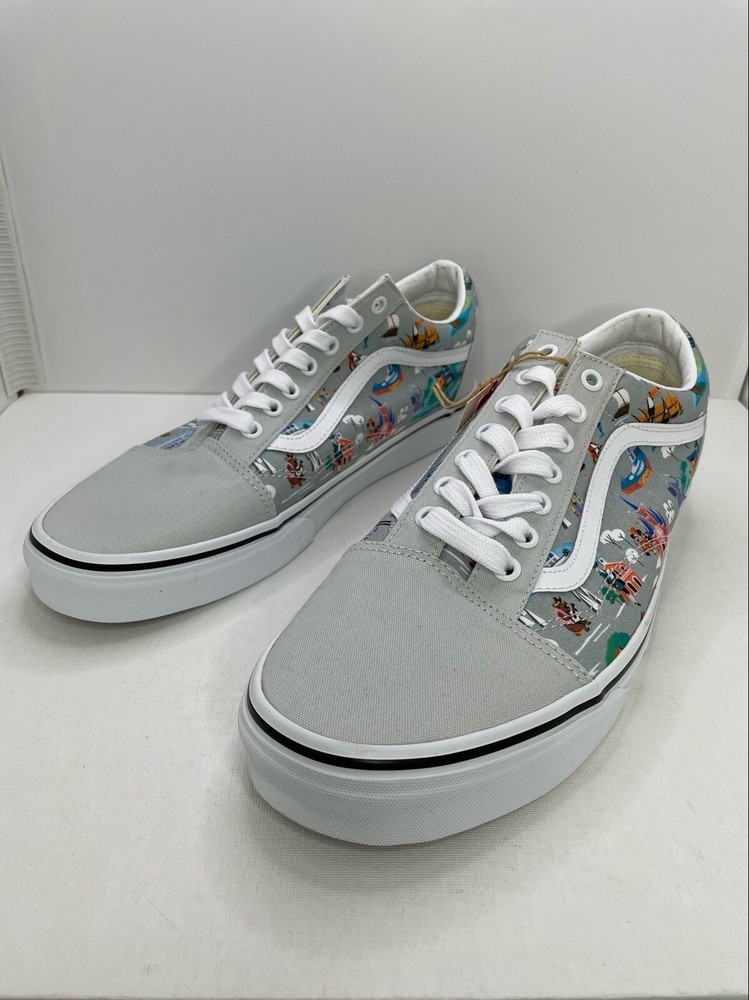 VANS Old Skool Disney 50th Anniversary Walt Disney World Map Sneakers Mens Size 12